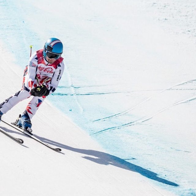Český paralympionik Tomáš Veverka v závodě na hrách v Pchjongčchangu | foto:  Český paralympijský výbor
