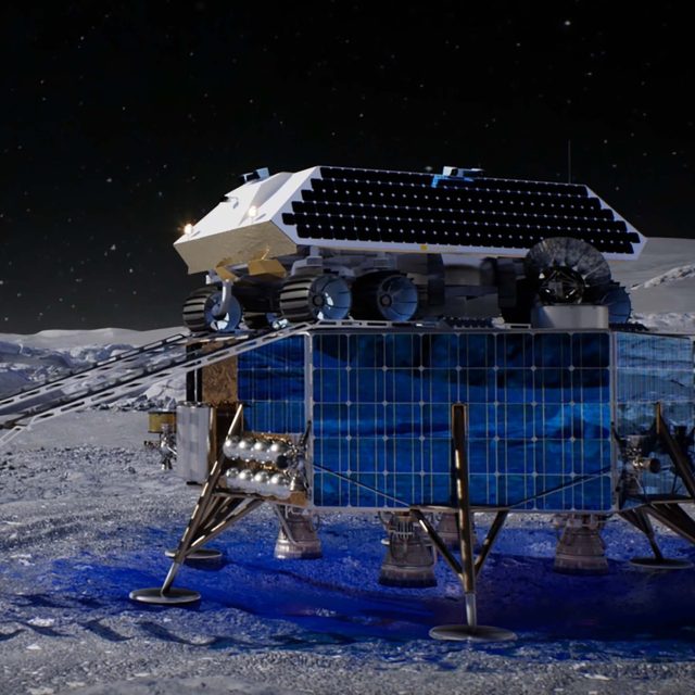 Těžební systém na Měsíci podle Masten Space Systems | foto: Profimedia