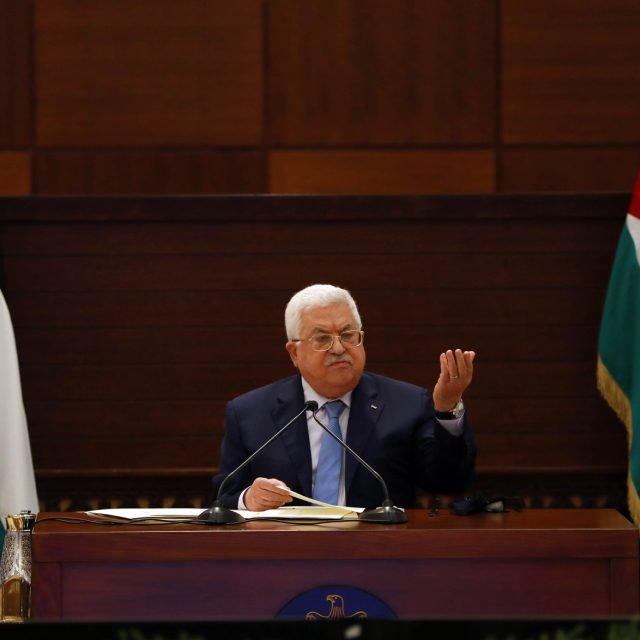 Předseda palestinské samosprávy Mahmúd Abbás | foto: Fotobanka Profimedia