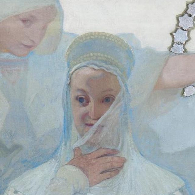 Eliška Přemyslovna na obraze Alfonse Muchy | foto: Profimedia