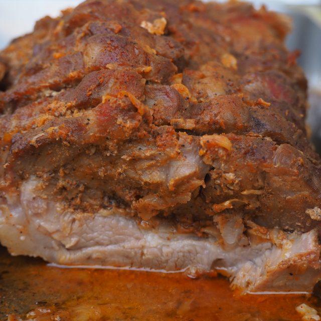 Pečená krkovice | foto: Dáša Kubíková,  Český rozhlas,  Český rozhlas