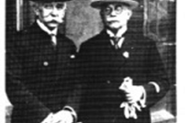 Guth Jarkovský a Coubertin | foto: Archivní a programové fondy Českého rozhlasu