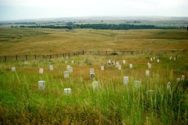 Hřbitov u Little Bighornu ve státě Montana,  kde došlo k jedné z nejznámějších bitev americké historie | foto: licence Creative Commons Attribution-ShareAlike 3.0 Unported,   TFCforever