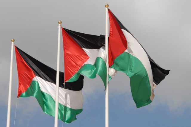 Palestinská vlajka | foto: Břetislav Tureček,  Český rozhlas