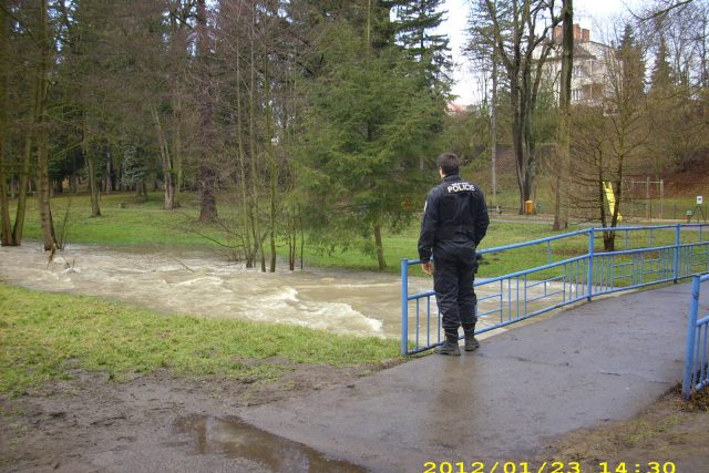 Říčka Klenice byla v roce 2012 rozvodněná,  dnes je tam abnormálně malý průtok vody  (archivní foto) | foto: MP Mladá Boleslav