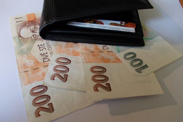 Peněženka + peníze | foto: Ladislav Bába