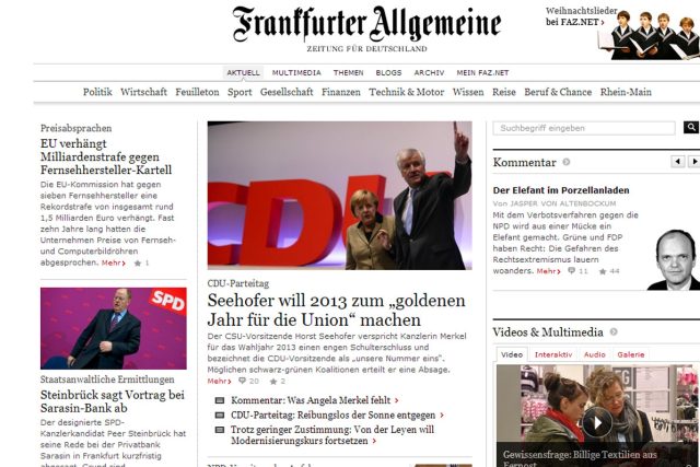 www.faz.net | foto:  Frankfurter Allgemeine Zeitung
