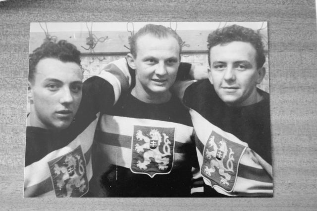 Členové čs. hokejové reprezentace na počátku 50. let | foto: Post Bellum