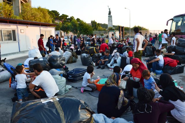 Migranti v řecku | foto: Profimedia