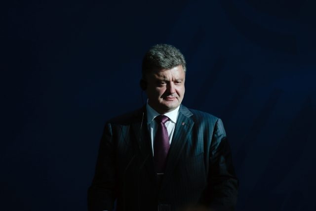 Ukrajinský prezident Petro Porošenko | foto: Markus Schreiber,  ČTK