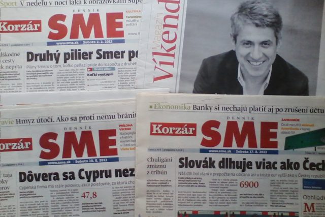 Slovenský deník SME | foto: Kamila Schusterová,  Český rozhlas