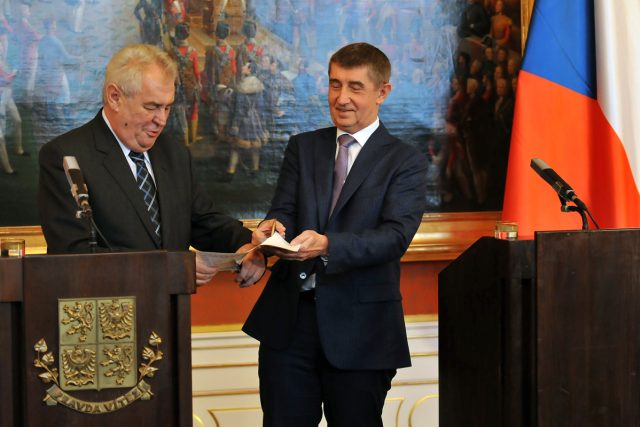 Miloš Zeman  (vlevo) a Andrej Babiš | foto: Filip Jandourek