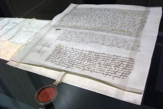 Dekret kutnohorský,  kopie 18.1. 1409 | foto: Adriana Krobová
