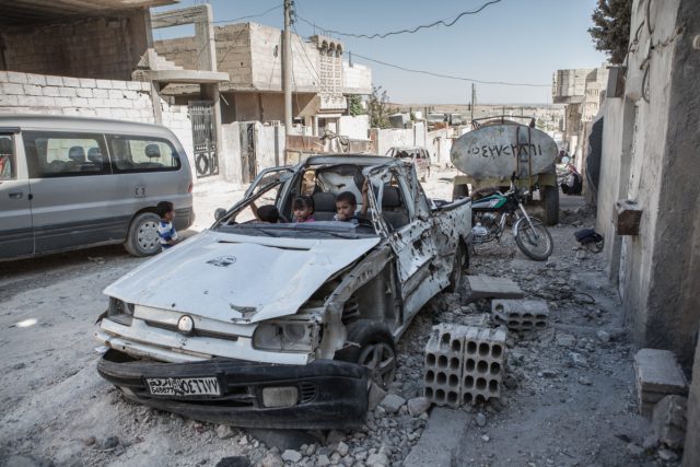 Válka v Sýrii si vyžádala stovky,  ne-li tisíce životů civilistů | foto: Lenka Klicperová,  Český rozhlas