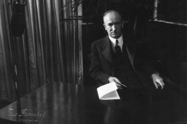 Edvard Beneš - 1937 | foto: Archivní a programové fondy Českého rozhlasu