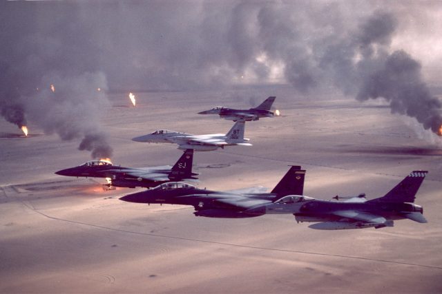 USAF letouny ve Válce v Perském Zálivu | foto: Public domain