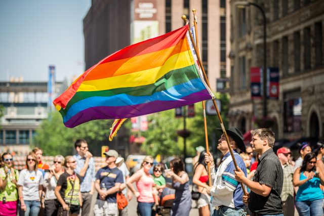 LGBT vlajka | foto: Attribution 2.0 Generic  (CC BY 2.0)  (CC BY 2.0),  Tony Webster