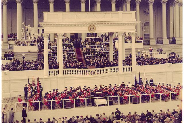 1957-01-21 Druhá inaugurace Dwight D. Eisenhower | foto: Library of Congress