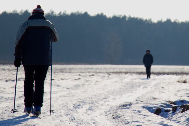 Běžkování v přírodě si mohou Varšavané dopřávat plnými doušky | foto: Vít Pohanka,  Český rozhlas