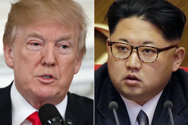 Donald Trump a Kim Čong-un | foto: Evan Vucci,  Wong Maye-E,  ČTK