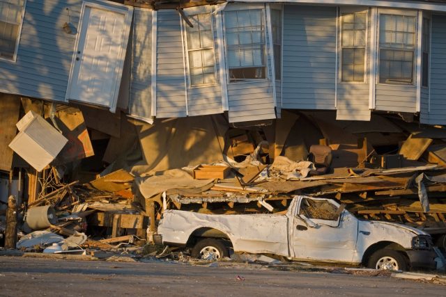 Škody způsobené hurikánem Katrina | foto: Profimedia