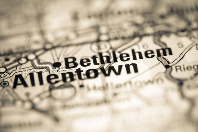 Město Betlém  (Bethlehem) v Pensylvánii v USA | foto: Shutterstock