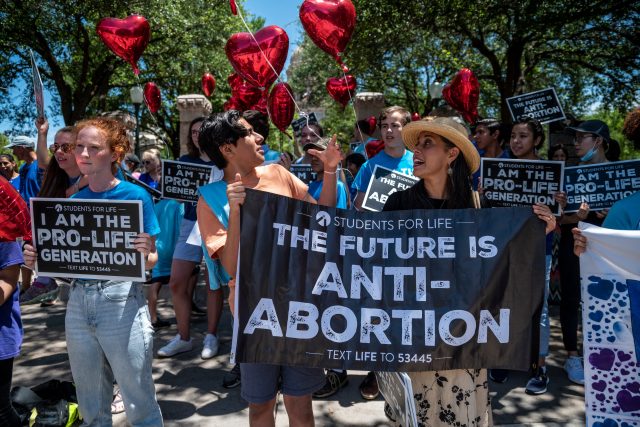 Texaské protesty k novému zákonu o potratech | foto: Fotobanka Profimedia