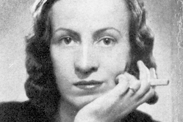 Spisovatelka Olga Barényi. Foto z obálky knihy Román  (1945) | foto: Wikimedia Commons,  CC0 1.0