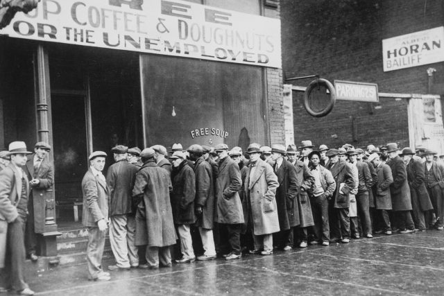 Velká hospodářská krize  (1929) | foto: Wikimedia Commons,  National Archives and Records Administration,  CC0 1.0