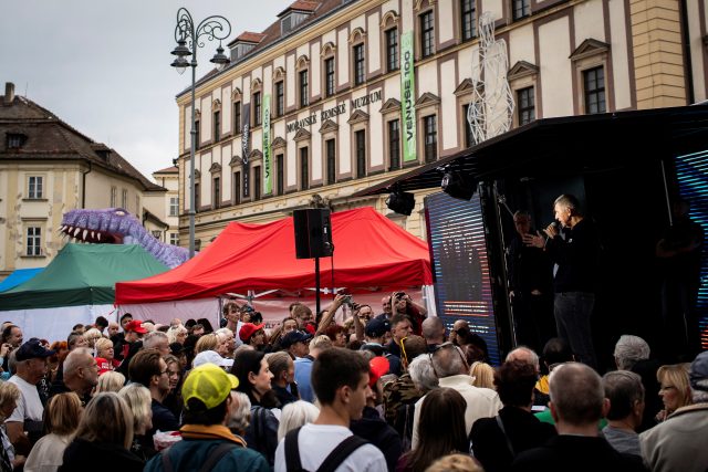 Předvolební mítink | foto: Jozef Jakubčo,  Petit Press / Profimedia