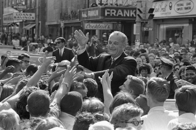 Americký prezident Lyndon Johnson v roce 1966 | foto: Fotobanka Profimedia
