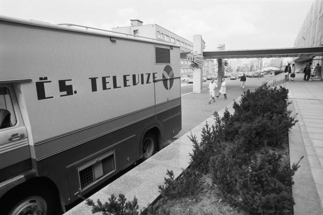 ČS. TELEVIZE,  Československá televize,  ČST,  Kavčí hory  (rok 1985) | foto: Fotobanka Profimedia