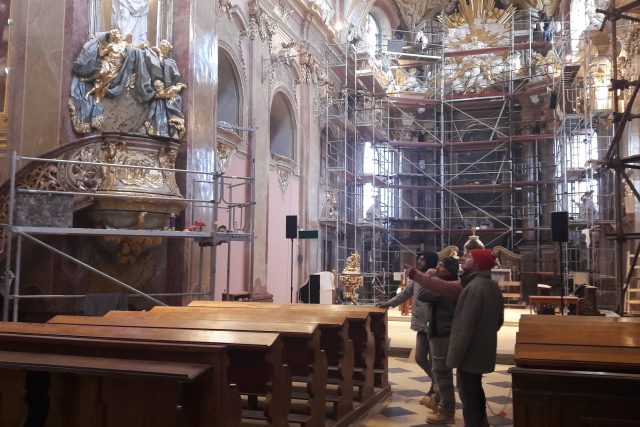 Končí rekonstrukce baziliky na Svatém Kopečku | foto: Blanka Mazalová,  Český rozhlas