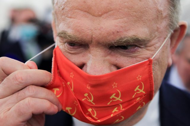 Šéf ruské komunistické strany Gennadij Zjuganov | foto: Fotobanka Profimedia