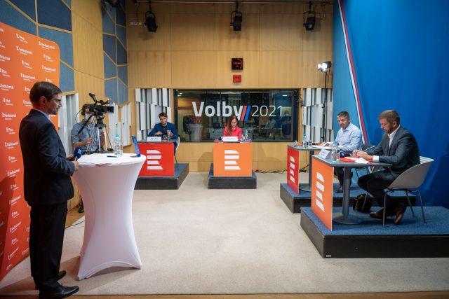 Třetí předvolební debata Plusu a Radiožurnálu | foto: Khalil Baalbaki,  Český rozhlas