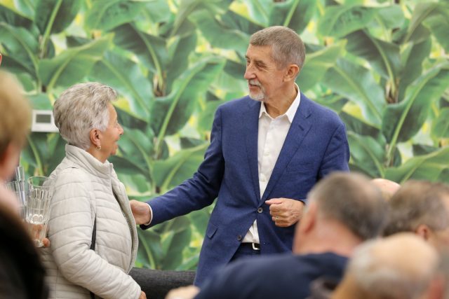 Andrej Babiš na setkání s občany v Teplicích | foto: Iveta Lhotská,  MAFRA / Profimedia