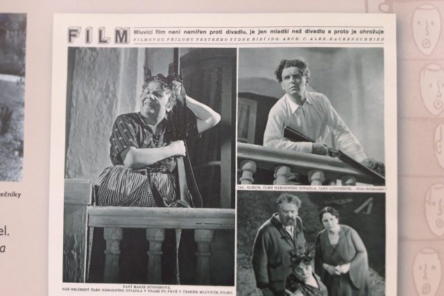 Výstavu doplní promítání klíčových scén z filmu Loupežník z roku 1931 režiséra a pátečníka Josefa Kodíčka | foto: Barbora Kvapilová,  Český rozhlas