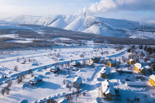 Část města Kiruna se přesune kvůli dolu. | foto: Fotobanka Profimedia