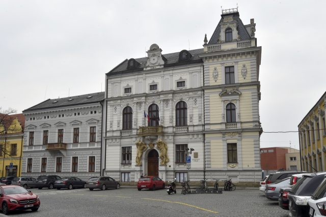 Uherské Hradiště,  Masarykovo náměstí,  historická radnice | foto: Dalibor Glück,  ČTK