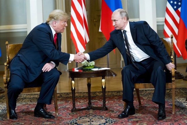 Donald Trump a Vladimir Putin  (na snímku z roku 2018) | foto:  Doug Mills,  The New York Times,  Profimedia