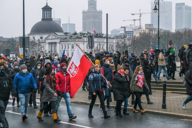 Demonstrace v Polsku  (ilustrační foto) | foto: Fotobanka Profimedia