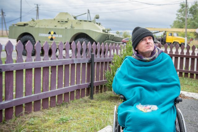 Černobyl na kolečkách. Honza Dušek si přes handicap roztroušené sklerózy splnil další životní sen | foto: Jiří Kalát