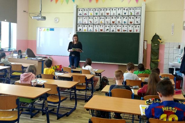 Základní škola v Krupce na Teplicku využívá dotaci na doučování | foto: Jana Vitásková,  Český rozhlas