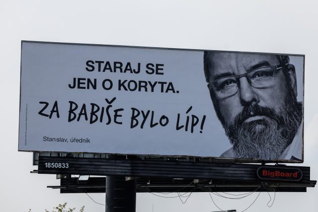 Kampaň „Za Babiše bylo líp“ | foto: Petr Topič,  MAFRA / Profimedia