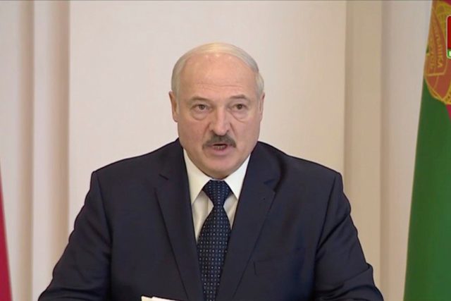 Běloruský prezident Alexander Lukašenko | foto: Fotobanka Profimedia