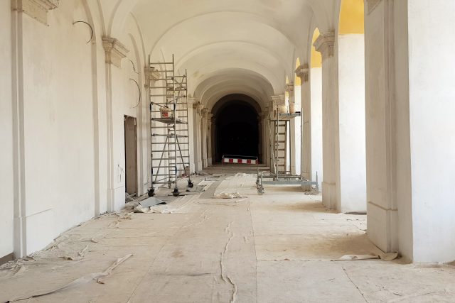 Rekonstrukce kláštera Kladruby | foto: Lukáš Milota,  Český rozhlas