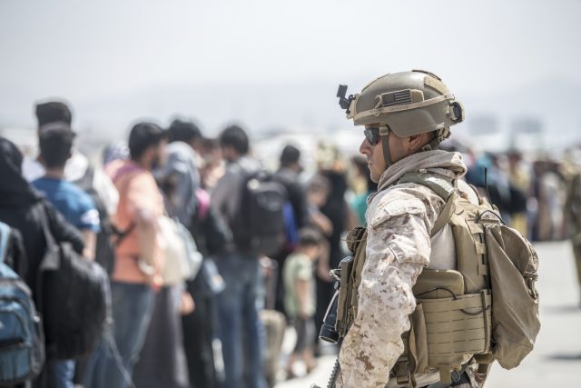 Americký voják v Kábulu | foto:  Sgt. Samuel Ruiz,  ČTK/AP
