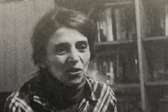 Otta Bednářová po návratu z vězení v roce 1980 | foto: Post Bellum