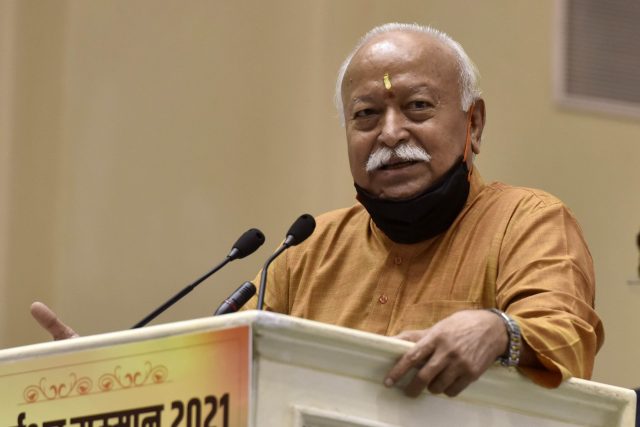 Mohan Bhagwat  (RSS Chief Mohan Bhagwat Presents Awards During Sant Eshwer Samman Samaroh,  New Delhi,  Delhi,  India) | foto: Profimedia