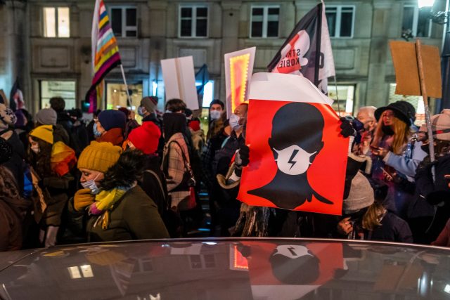 Demonstrace v Polsku | foto: Fotobanka Profimedia